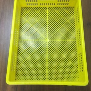 Yellow Hatching Basket